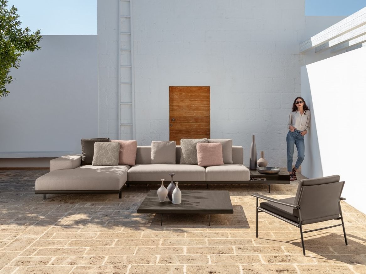 Садовый диван из ткани с деревянной основой d'Accoya® Talenti Allure ARCH-00054147 - Вид №1