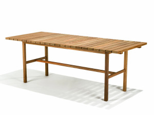 Прямоугольный садовый стол из тикового дерева