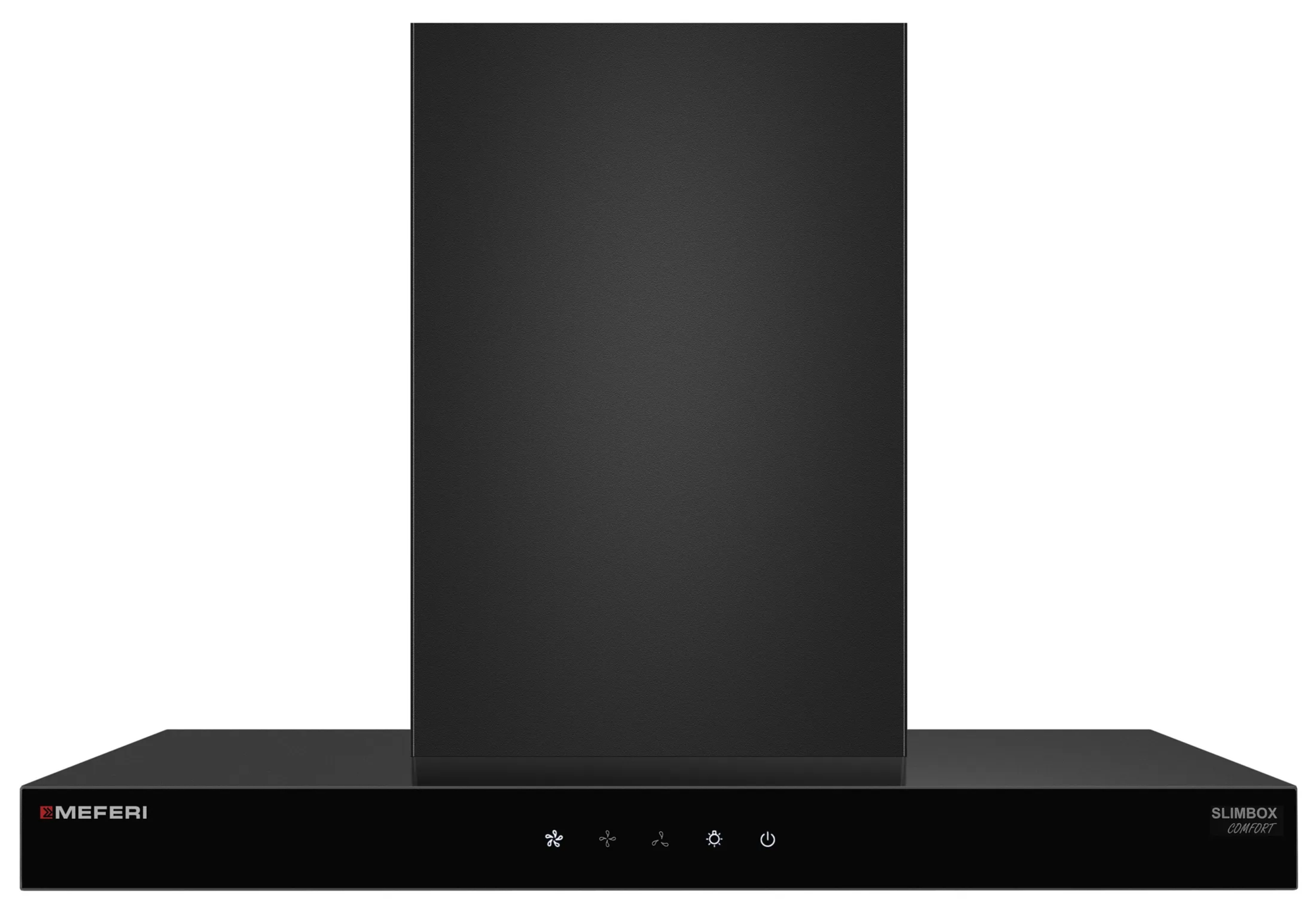 9270628 Вытяжка каминная Meferi SLIMBOX60BK COMFORT черный/черный STDN-0124329 - Вид №1