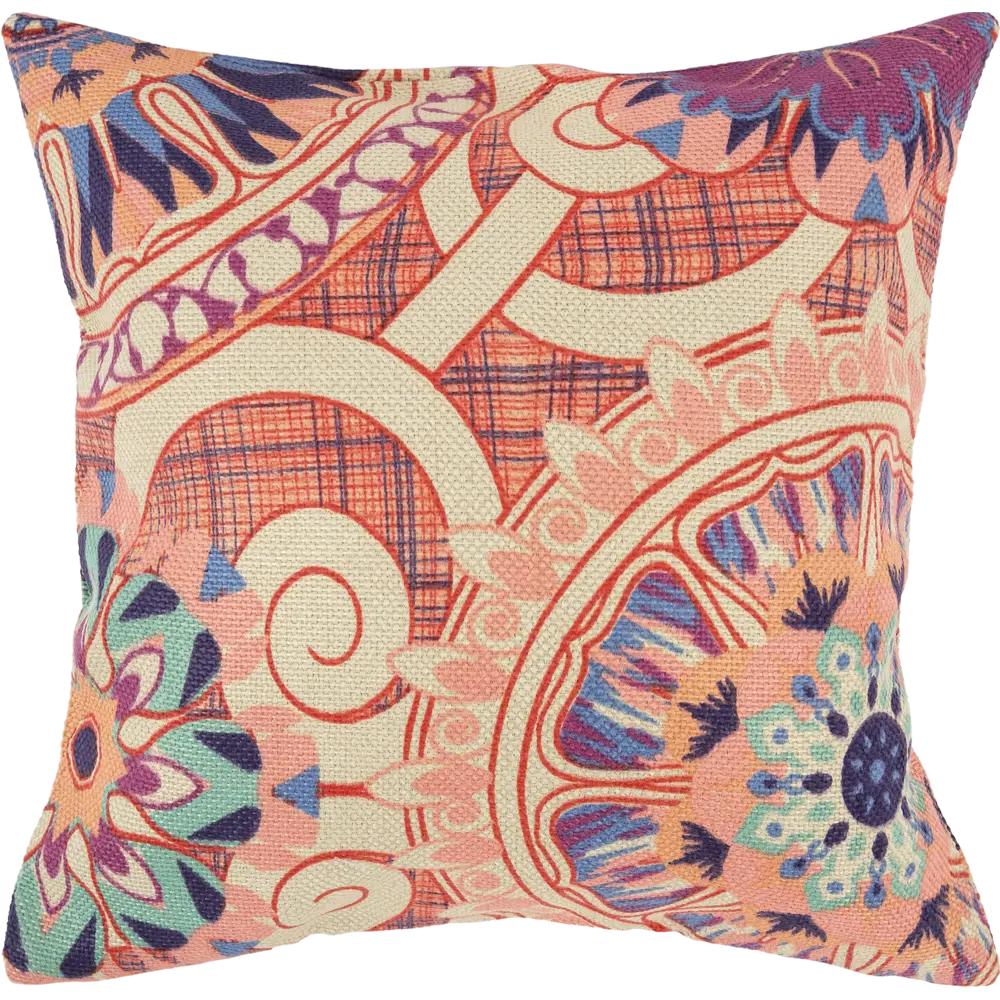 Наволочка декоративная Boho, 40x40 см, цвет розовый Santreyd STLM-2132736