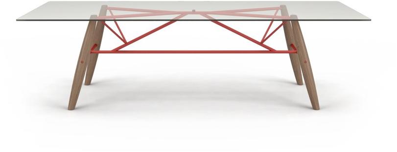 Huppé Прямоугольный стол из дерева и стекла Connection 6087/88/89/90v HUPPE - Вид №2