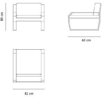 Lgtek Кресло с подлокотниками Fabris sun-id-1447664 - Вид №4