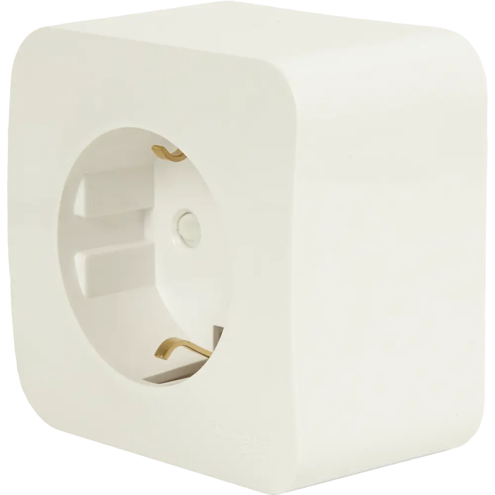 Розетка накладная Schneider Electric Blanca с заземлением со шторками цвет белый 86721645 STLM-2111228 SYSTEME ELECTRIC - Вид №1