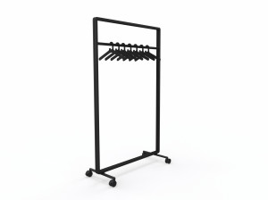 Алюминиевая напольная вешалка с порошковым покрытием