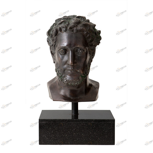 Статуэтка декоративная 60х35 см бронзовая Head Alexandrie EICHHOLTZ EICHHOLTZ 062737 Бронза;черный 