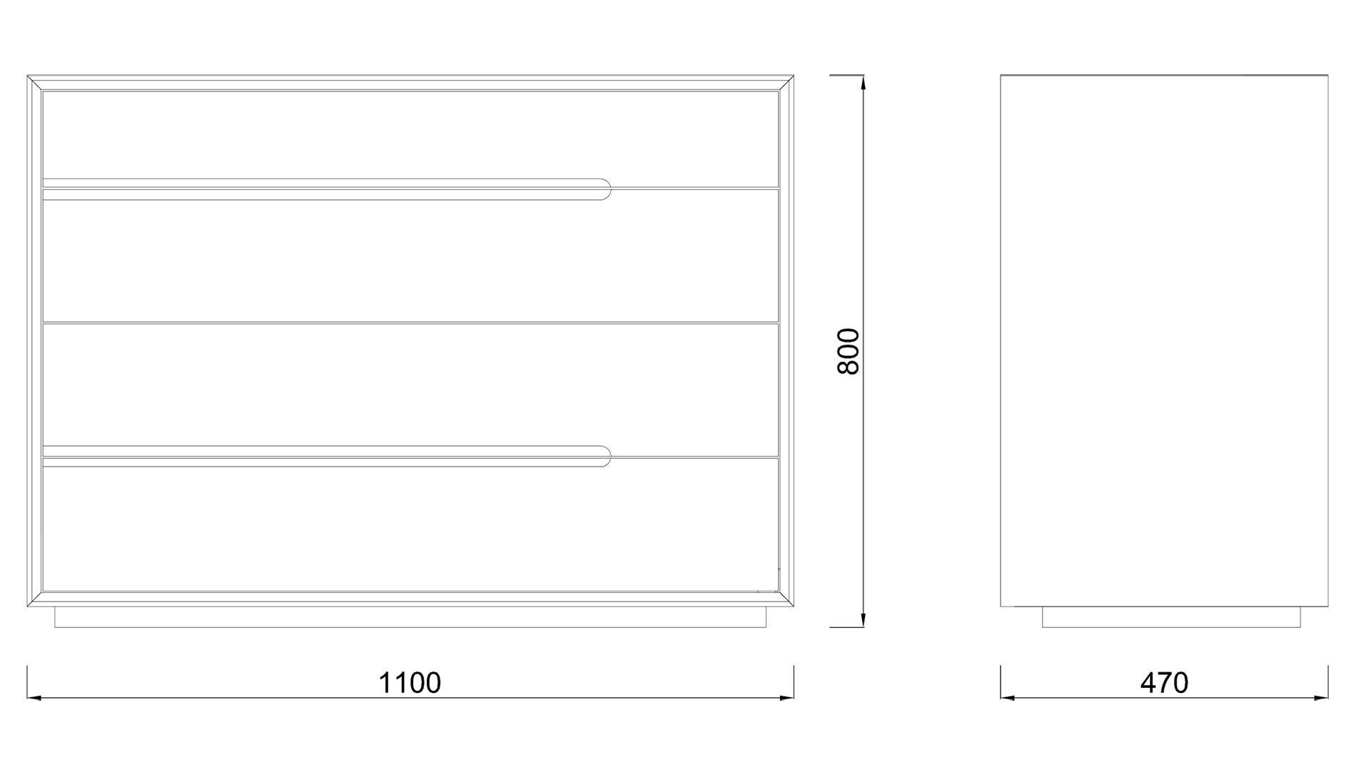 Деревянный комод WUDA ARCH-00081479 - Вид №1