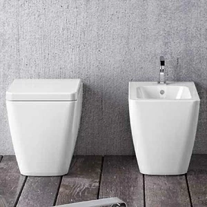 T300100001 Приставной унитаз напольный Белый Disegno Ceramica Touch3 Италия