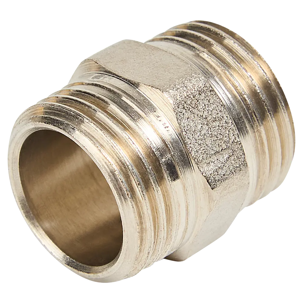 Ниппель MONLID 1/2" НР мм никелированная латунь 89421200 STLM-2143590 