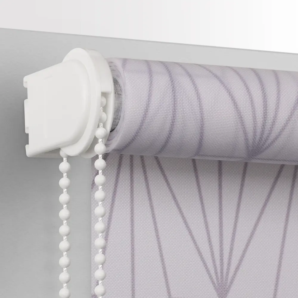 Штора рулонная «Трэлис» 140x175 см, цвет серый PRAKTO STLM-2191372 - Вид №1