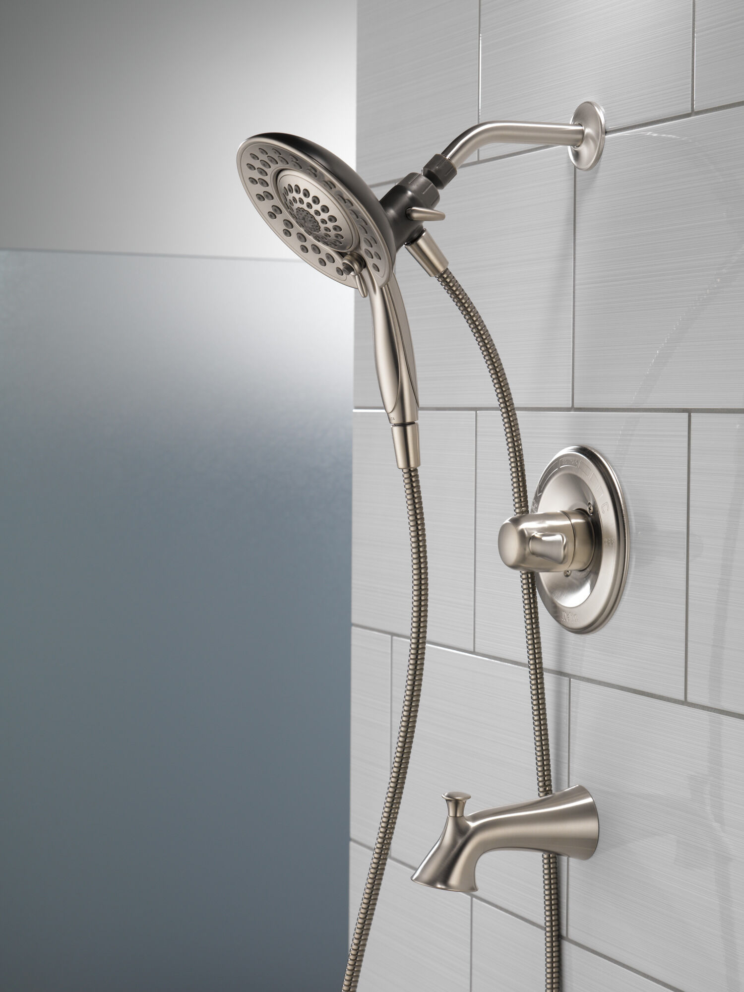 Монитор серии 14 для ванны и душа с душем два в одном WaterSense In2ition Delta Faucet 144938DC-SS-I20 - Вид №5