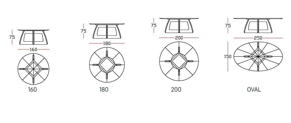 Деревянный стол с центральной вставкой Casa Covre ROMA ARCH-00139362 - Вид №7