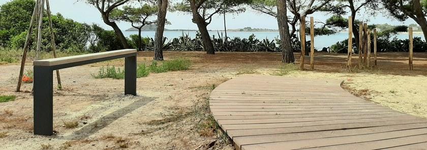 Euroform W Деревянная скамейка без спинки  1600  - Вид №6