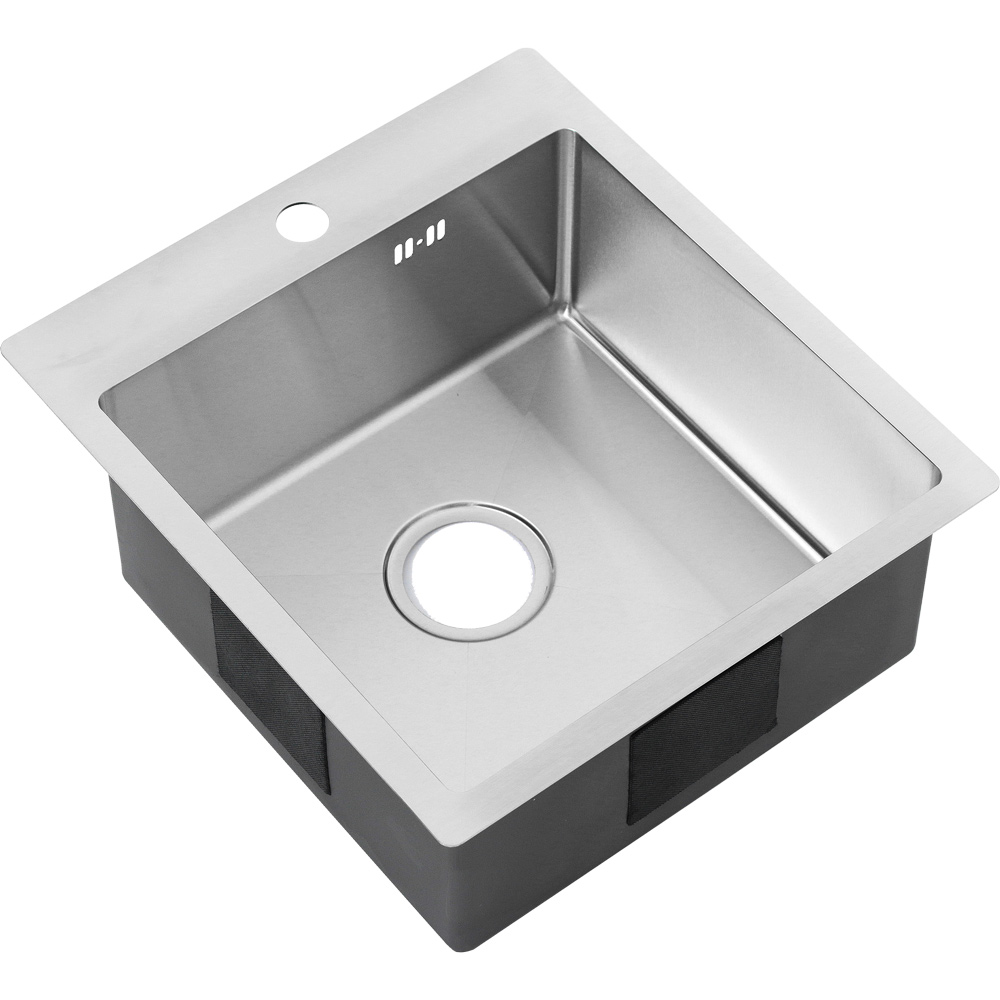 Мойка R44485H MELANA ProfLine 3,0/200 САТИН врезная прямоугольная MLN-R44485H - Вид №5