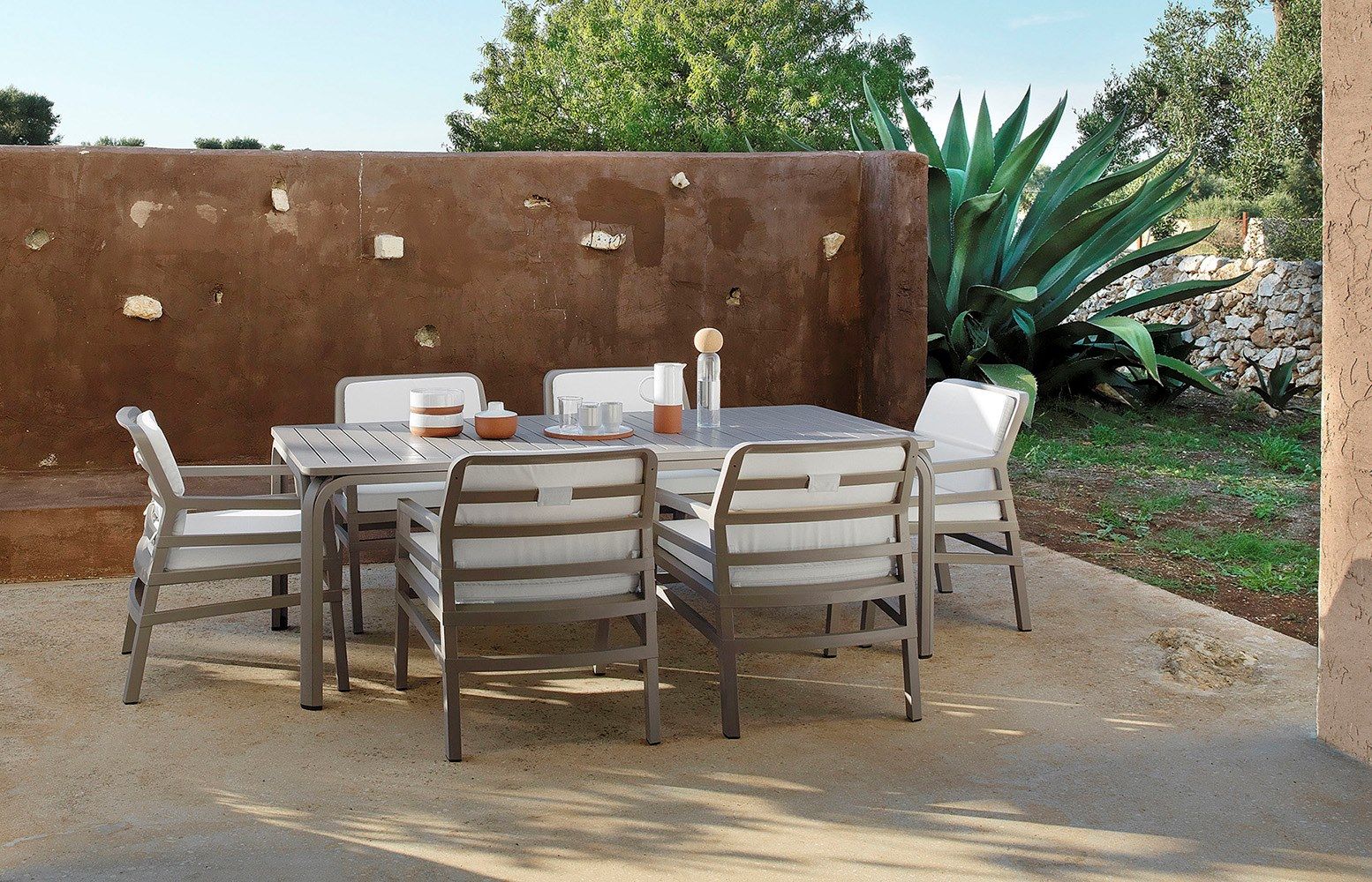 DurelTOP выдвижной прямоугольный садовый стол Nardi Лавр-Пальма ARCH-00066651 - Вид №11