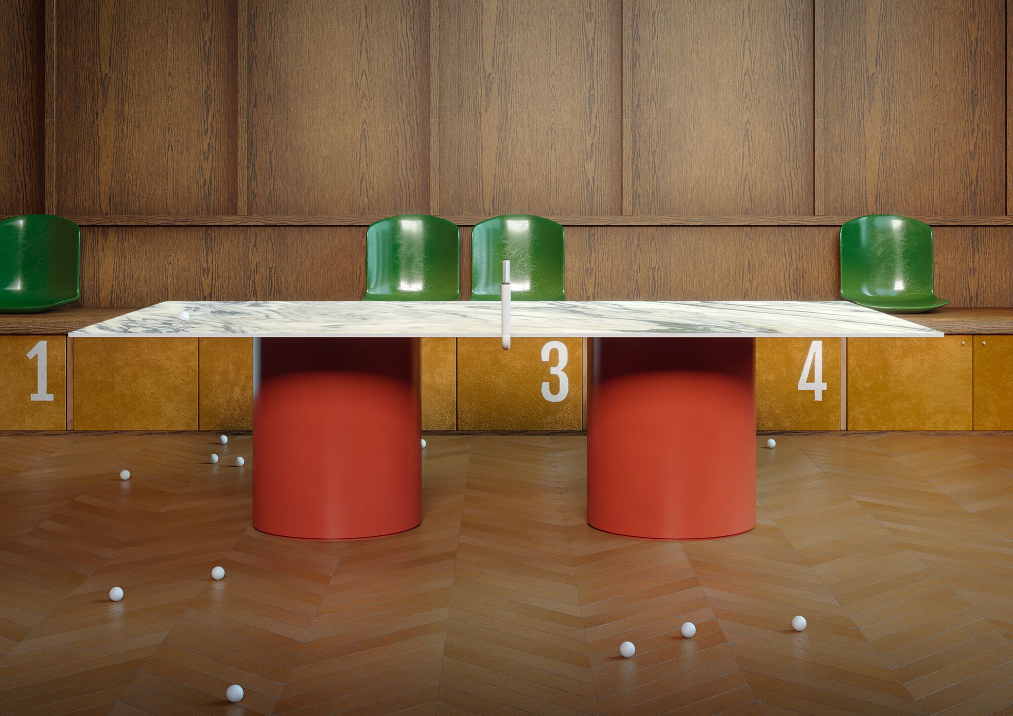 Стол для пинг-понга из керамогранита и Феникса LAVA PRIMO ARCH-00035342 - Вид №3