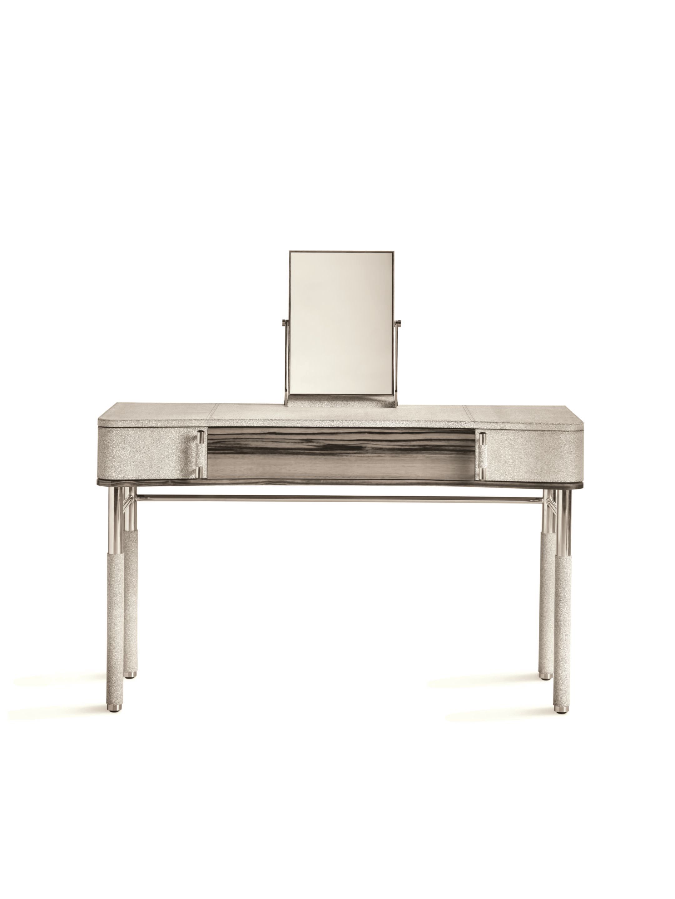 Деревянный и кожаный туалетный столик Former In Italia BLASY VANITY ARCH-00018783 - Вид №3