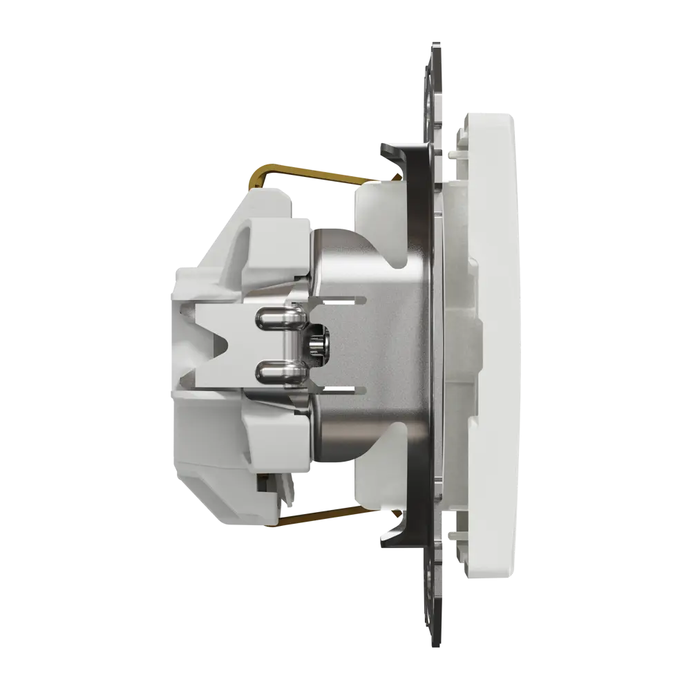 Розетка встраиваемая Systeme Electric Sedna Design с заземлением, цвет белый 84826970 STLM-2188847 - Вид №3