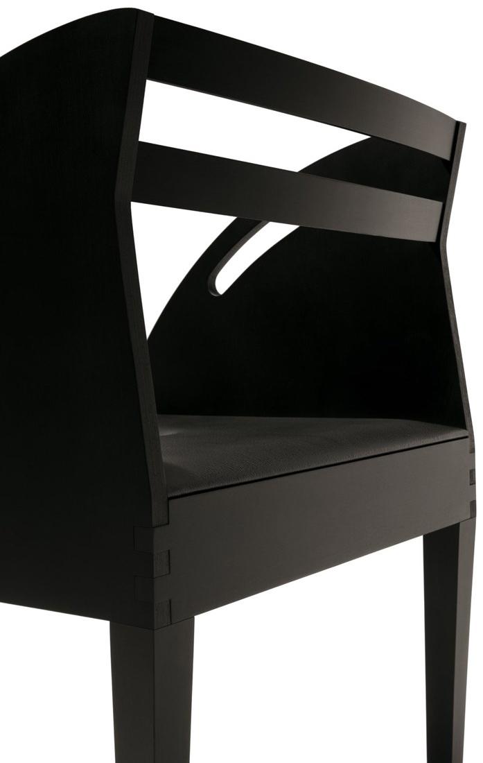 Giorgetti Кресло из бука с подлокотниками Dry sun-id-1510285 - Вид №2