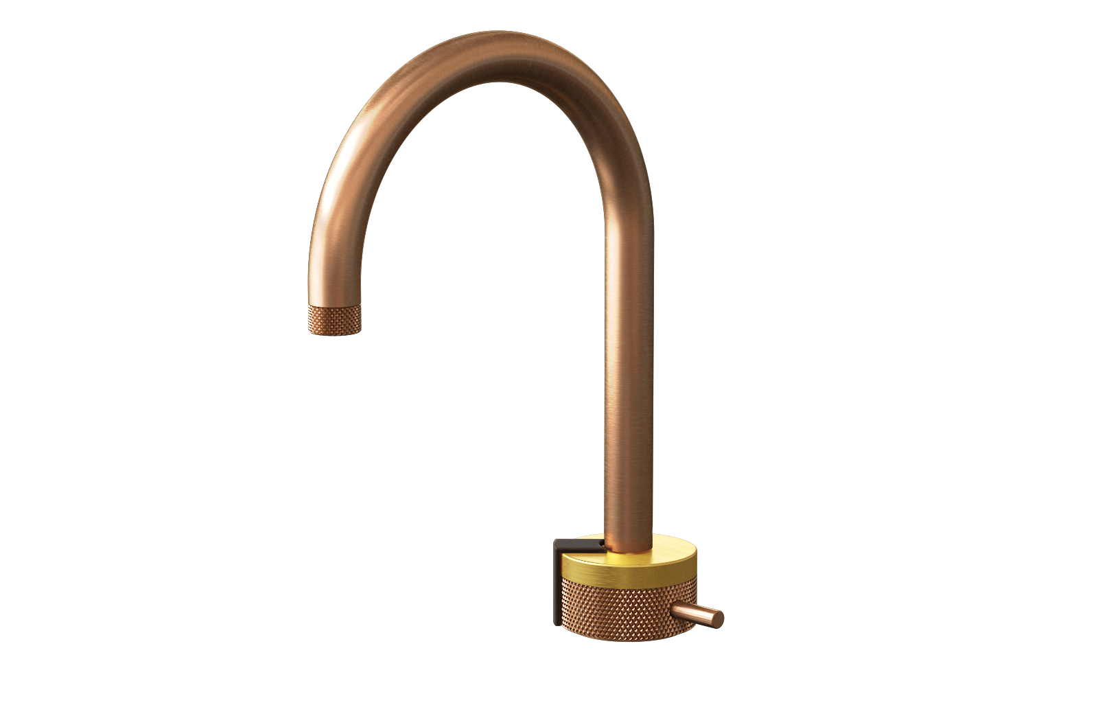 E-11502-R1BAU-L2OB-BRG Однорычажный прогрессивный смеситель для раковины - излив 16см GRAFF MOD+