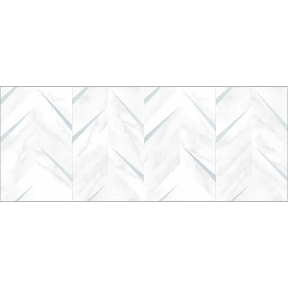 Плитка настенная Шахтинская Плитка Восток 02 25x40 см 1.4 м² глянцевая цвет белый мрамор рисунок STLM-2192158 - Вид №2