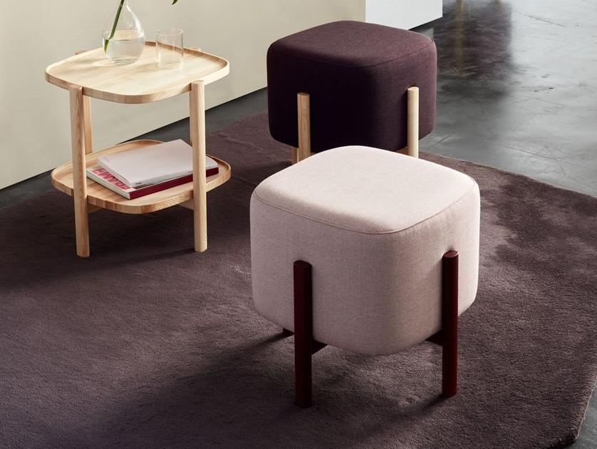 Hobby Flower Квадратный пуф из ткани Ashi sun-id-1406207 - Вид №2