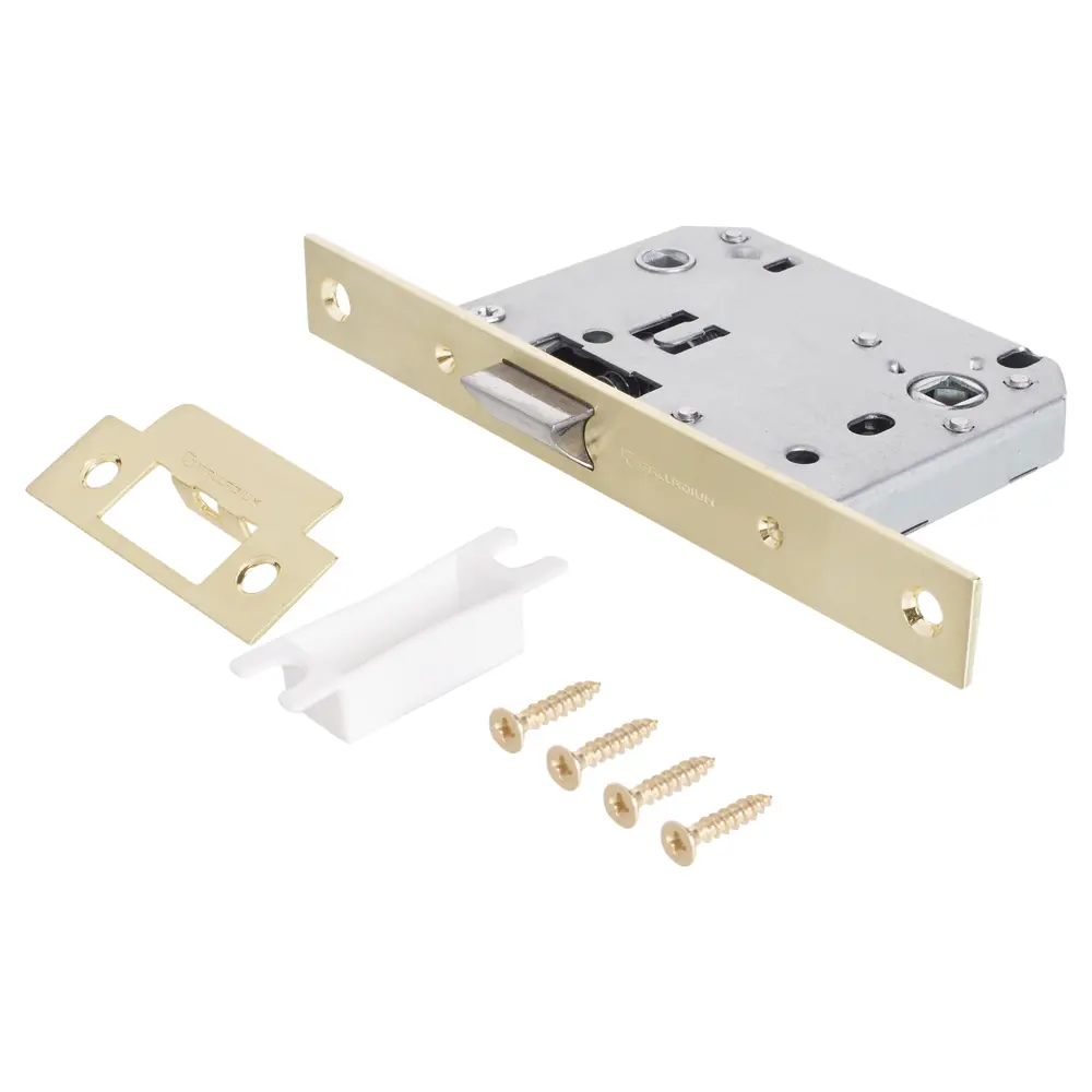 Защелка межкомнатная 170 PB GP, 70мм, сталь/ЦАМ, цвет золото PALLADIUM STLM-2181727 - Вид №1