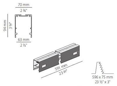 PANZERI Линейный световой профиль из экструдированного алюминия Nolita Xg2038 - Вид №5