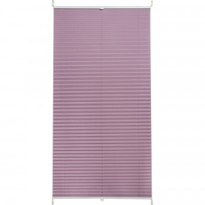 82057311 Штора плиссе «Плайн», 70х160 см, текстиль, цвет сиреневый