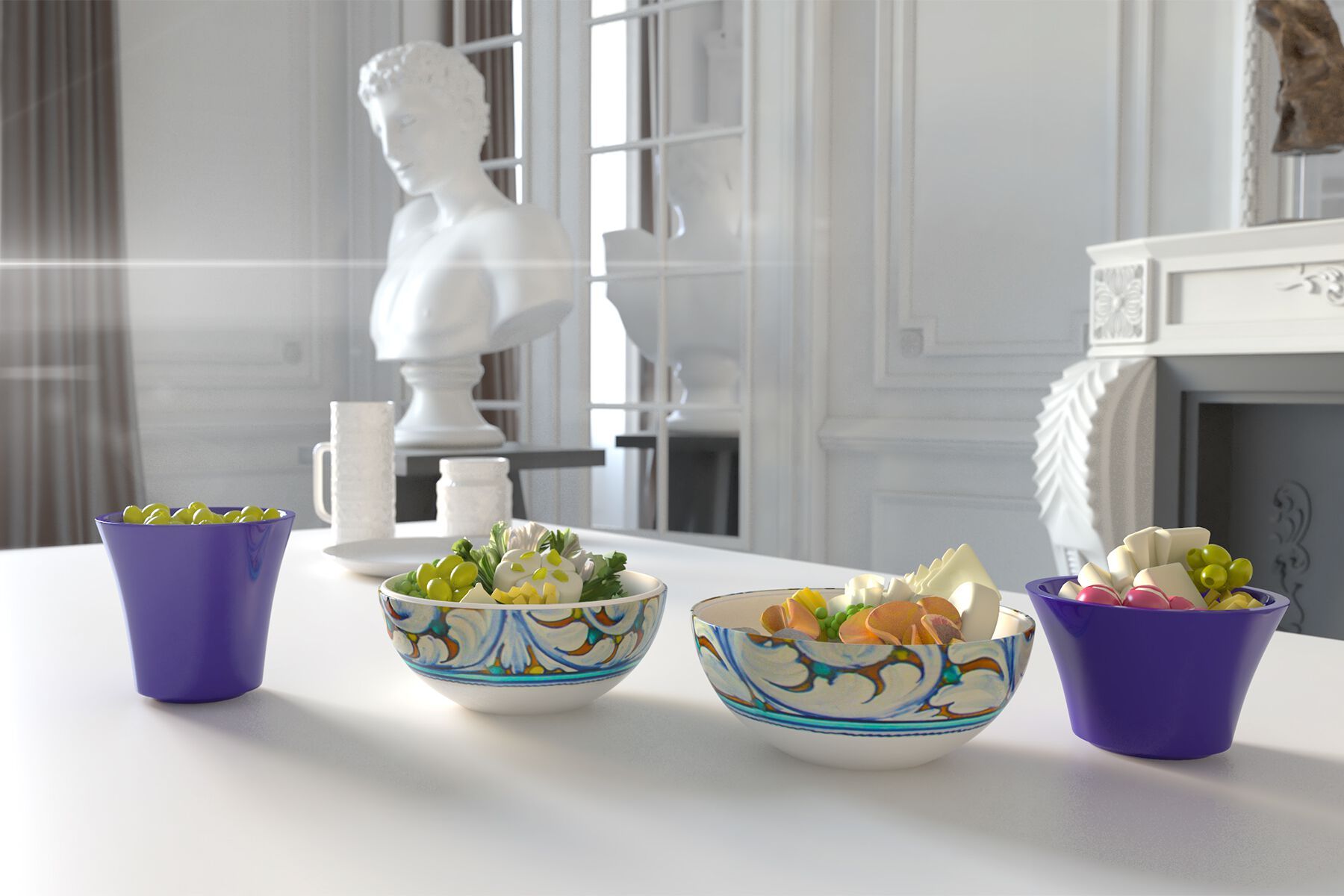 Керамическая ваза ручной работы Concepticon CASTELLI DI CERAMICA ARCH-00038710 - Вид №3