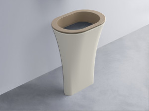 AMLA65-AN+AMPILO-BA+AMCOLO-TL Раковина Amedeo Ovale отдельностоящая cielo Enjoy + Amedeo