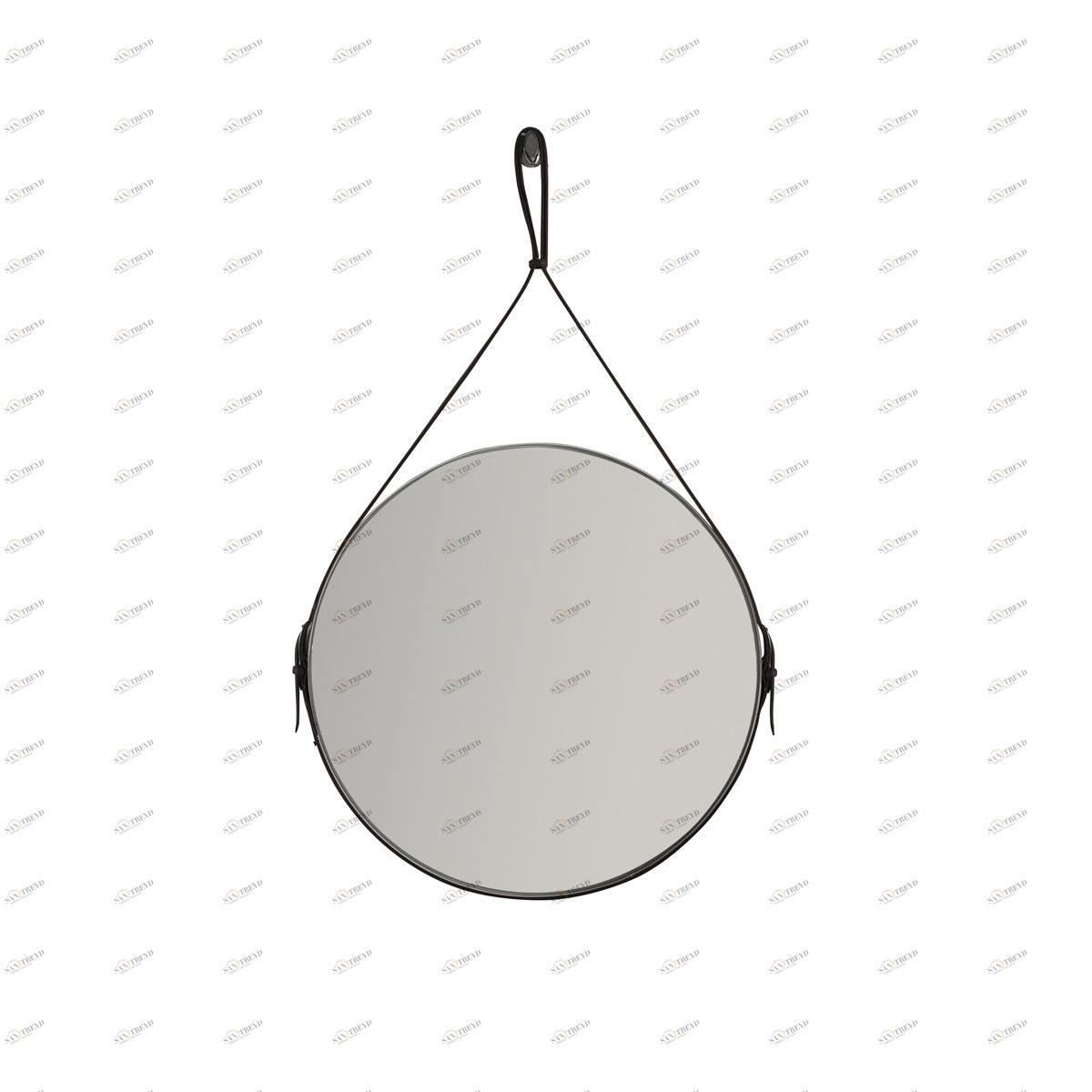 Зеркало 60 Ø см Белый 6125BI GALASSIA Eden