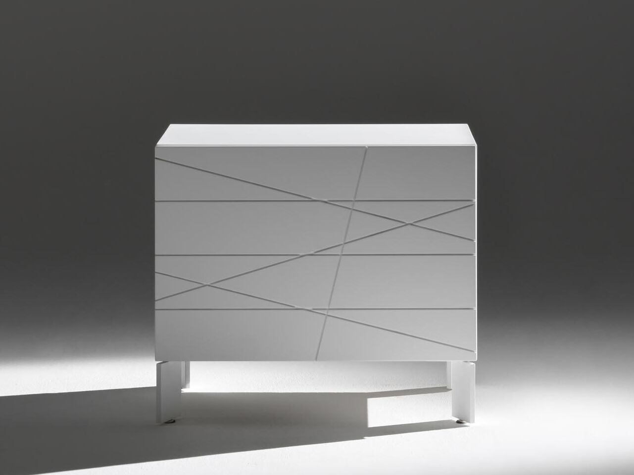 Прикроватная тумбочка из МДФ с ящиками ALBEDO Nazca B ARCH-00099341 - Вид №10