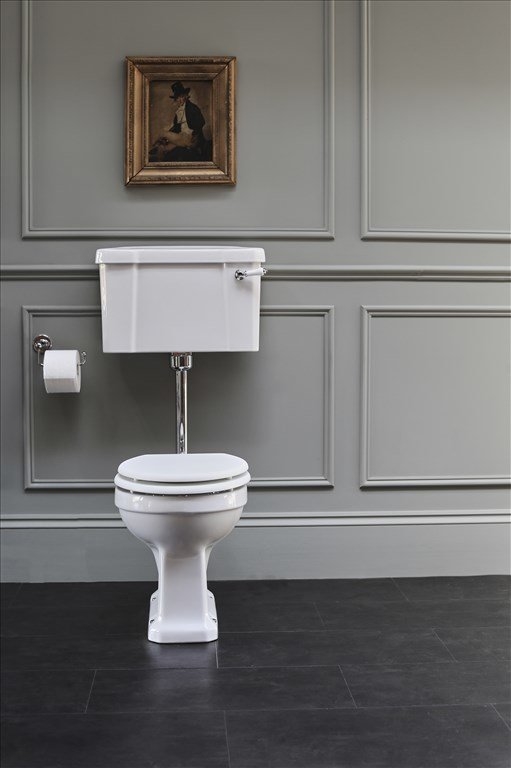 P2, C1, T31 CHR Компакт унитаз с бачком Белый Burlington  Англия  - Вид №2