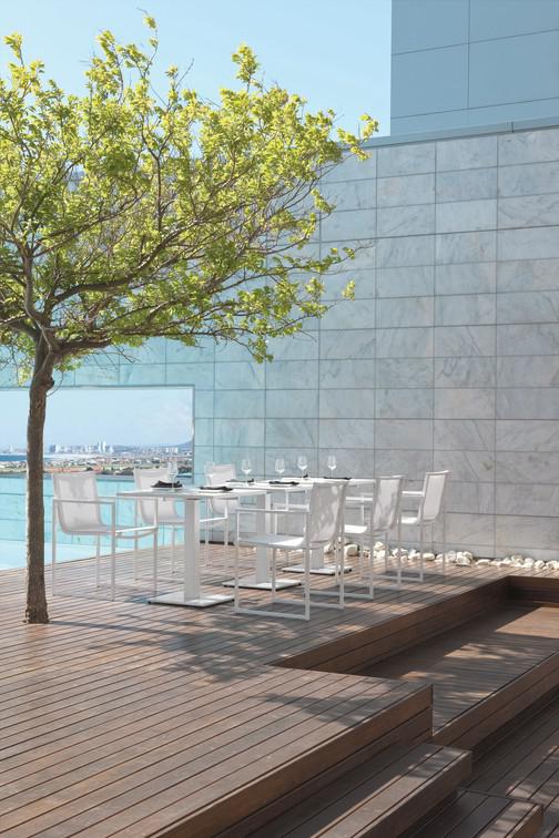 MNST1247 Обеденный стол pa lava ⌀80см Manutti Napoli - Вид №13