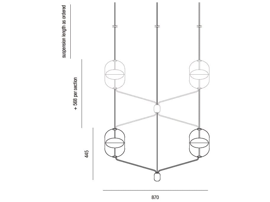 Светодиодный подвесной светильник из камня и стекла Rakumba Indre ARCH-00078865 - Вид №14