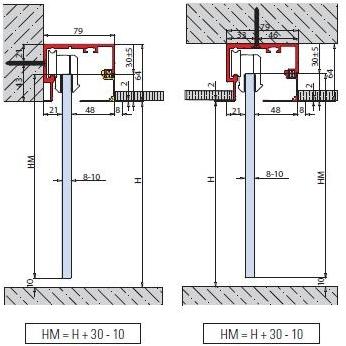 Metalglas Bonomi Комплект раздвижных дверей  V-7150 | v-7160 V-7150 ~ v-7160 - Вид №1