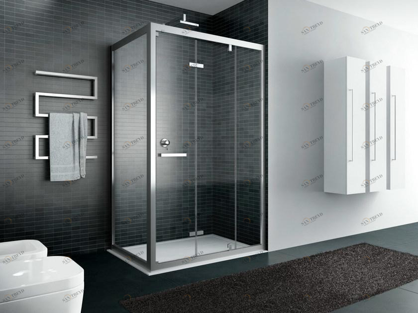 DISENIA Прямоугольный душевой бокс с откидной дверцей Quadro sun-id-1404164