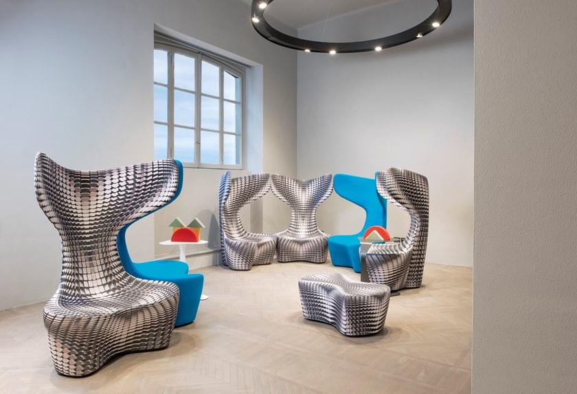 Cappellini Пуф из мягкой ткани Drum sun-id-1344710 - Вид №3