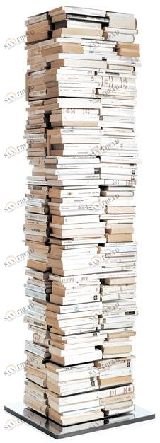 Opinion Ciatti Открытый вращающийся книжный шкаф из нержавеющей стали Ptolomeo sun-id-1424272