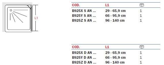 INDA® Распашная дверь и неподвижный элемент Azure sun-id-1347748 - Вид №5