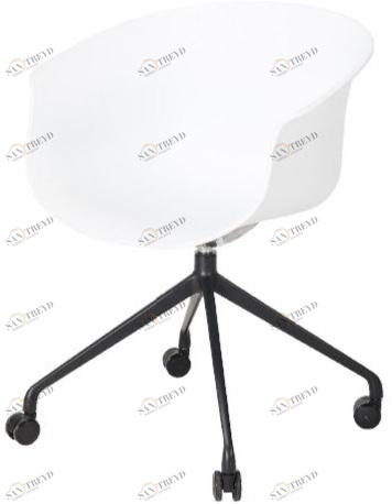 Grado Design Офисное кресло из полипропилена с 4-мя спицами на колесиках Queen Que-ch-03