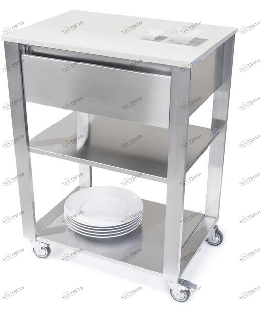 JOKODOMUS Отдельностоящий кухонный модуль из нержавеющей стали без ручек Cun sun-id-1467980