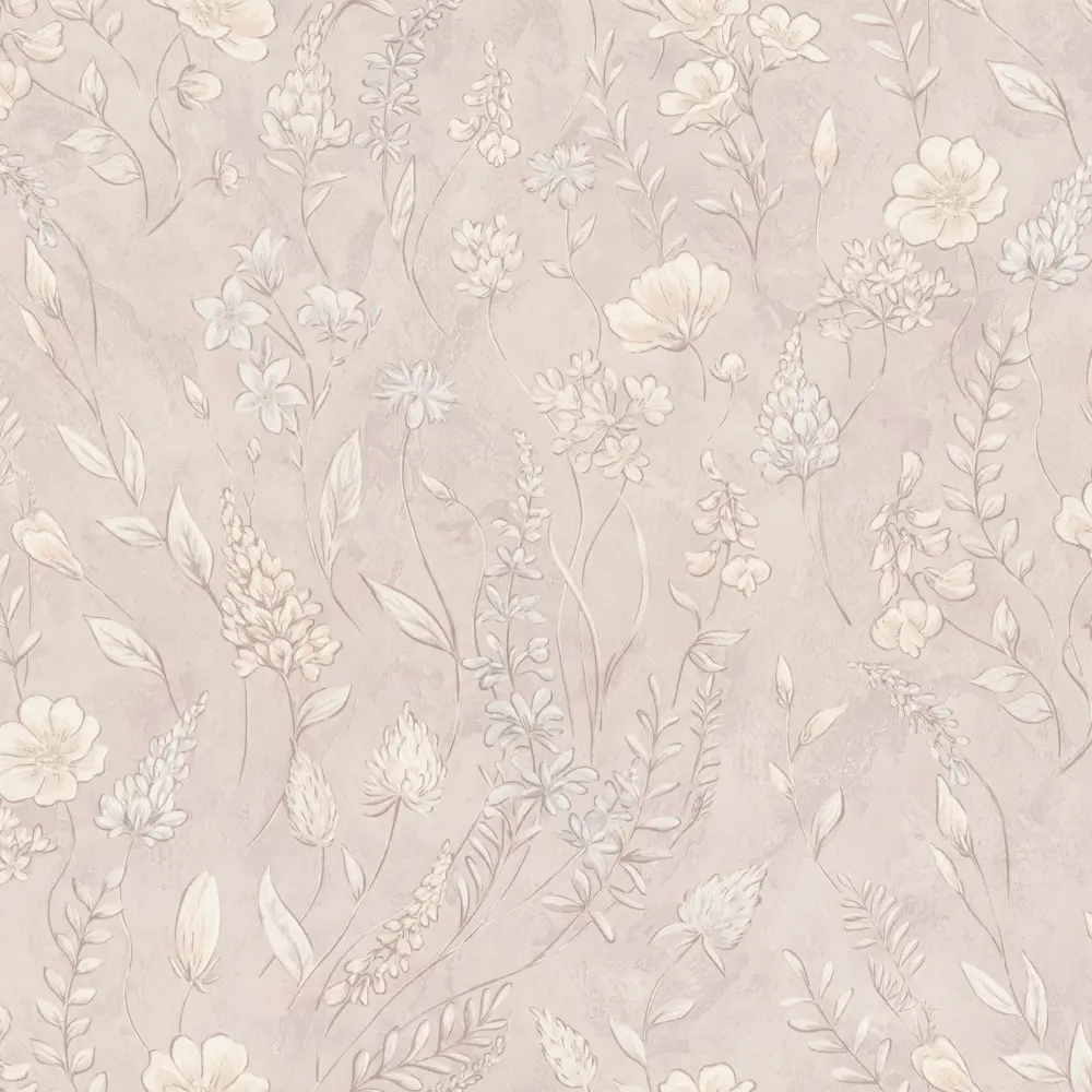 Обои флизелиновые Euro Decor Meadow бежевые 1.06 м ED7326-01 89441563 STLM-2177948 - Вид №2
