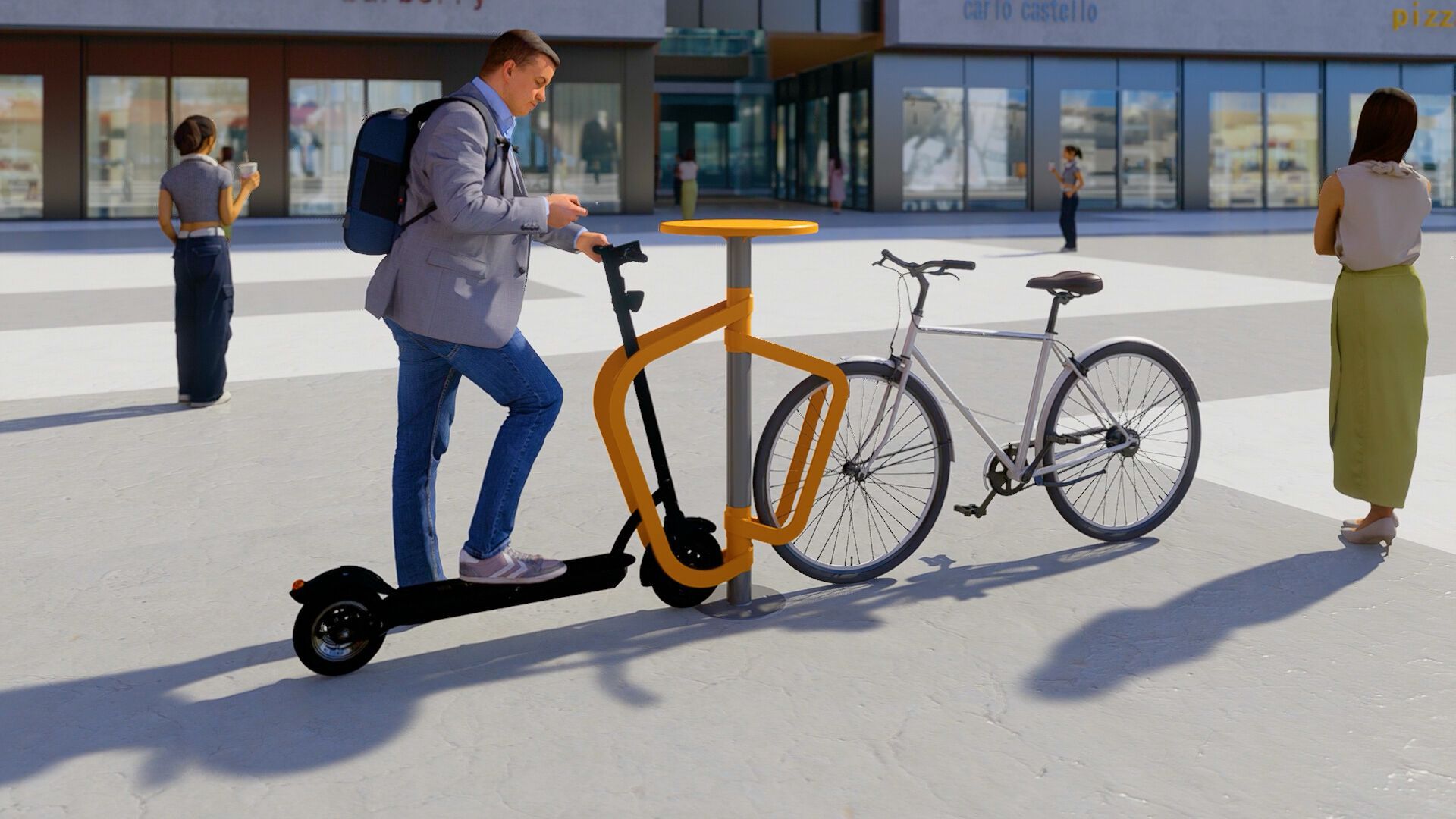 Стальная стойка для велосипедов CITYSì Pivot ARCH-00082333 - Вид №12