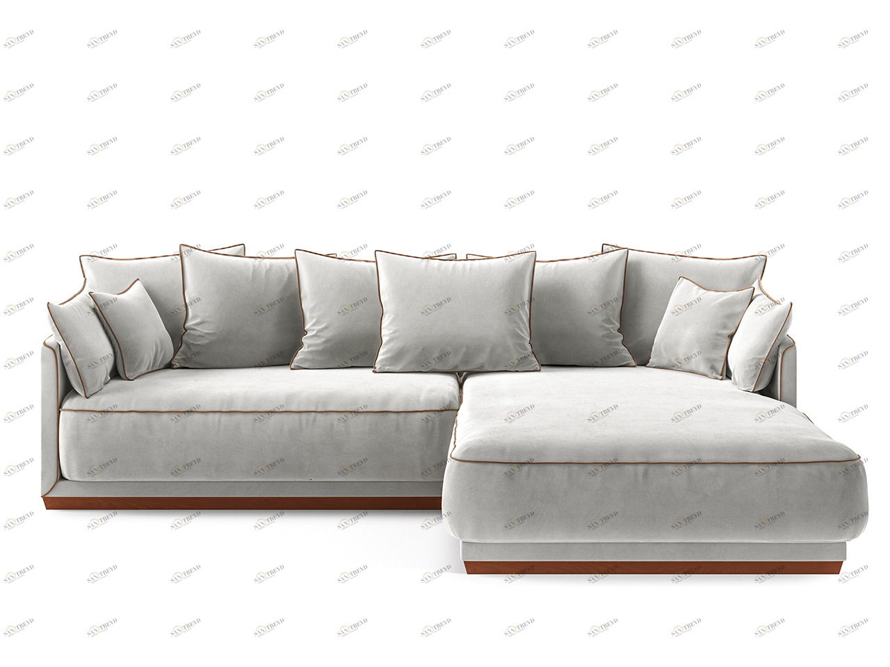 Д278 Ш195 В92 The IDEA Диван SOHO 823/812 