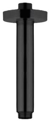 Потолочный крепеж для душа круглый Paini 50PZ744T620BI, 200мм, чёрный матовый PVD 