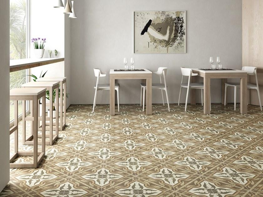 Land Porcelanico Пол из технического керамогранита с эффектом цемента Rambla sun-id-1366829 - Вид №1
