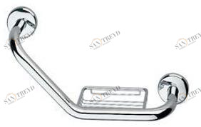 INDA® Поручень в угловой ванной с мыльницей Hotellerie A0492t