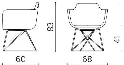 True Design Кресло-санки с обивкой Slight Sl1000 - Вид №17