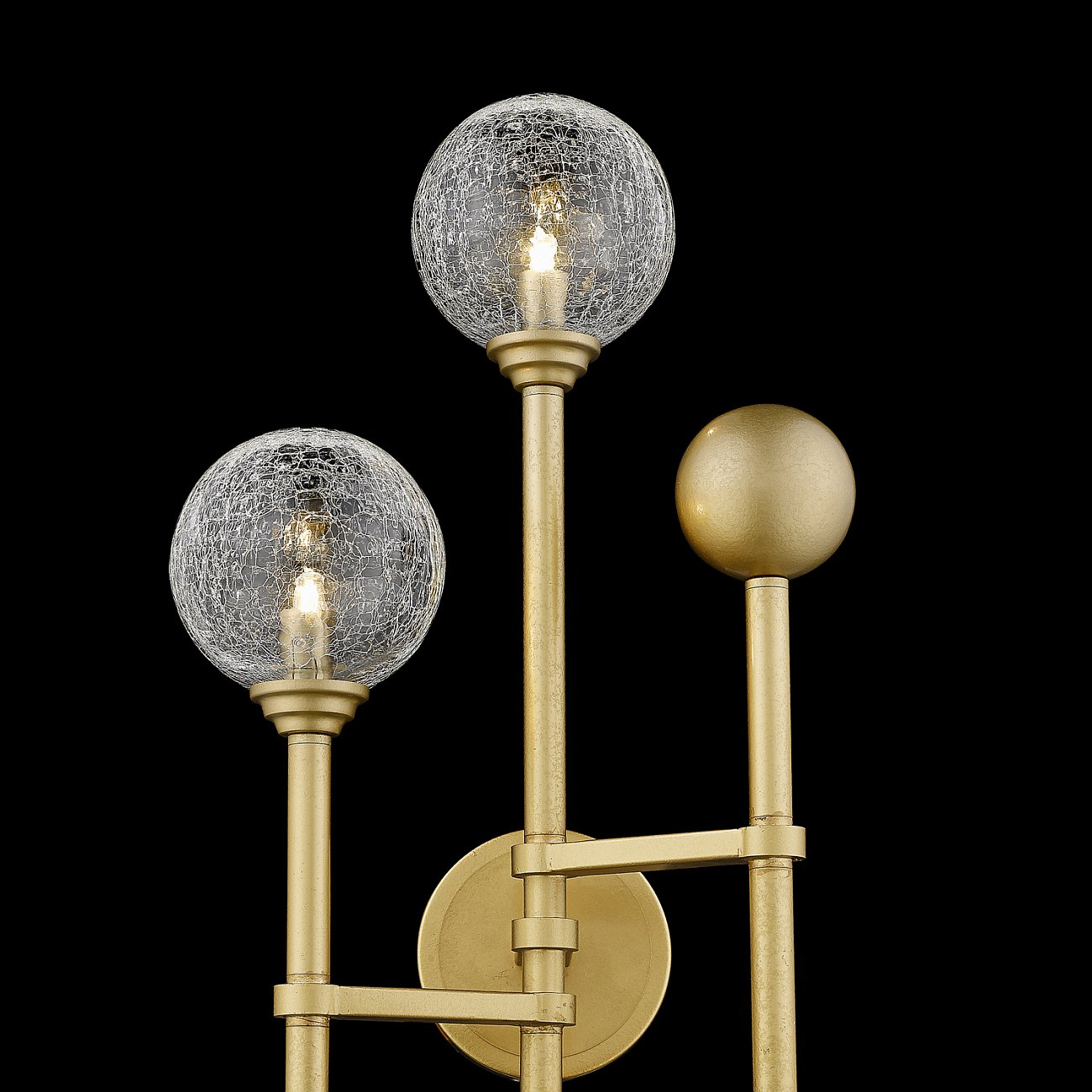 Светильник настенный золотистый Delight Collection W68084-3 Gold DELIGHT COLLECTION  00-3882910 Золото  - Вид №2